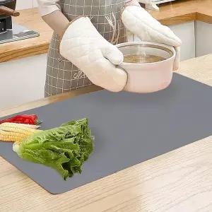 테이블 보호대 실리콘 플레이스 매트 40x60cm DIY 공예 테이블 매트 내열성 방수 미끄럼 방지 주방 카운터