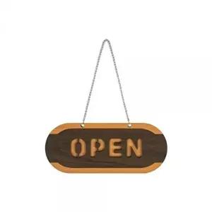 고품질 아트사인 OPEN/CLOSED(우드)소 6702 OPEN  CLOSED  우드  나무문패  나무소품  원목문패 W2F947A