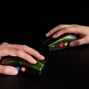 8BitDo 레트로 R8 마우스 (PAW 3395 광학 센서 DPI 26K, 무선 4K 폴링 충전 도크 포함) - Xbox 에디션