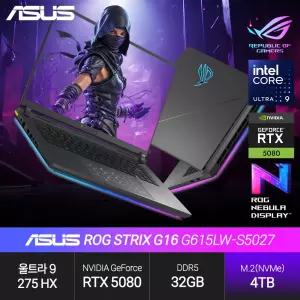 ROG STRIX G16 G615LW-S5027 (울트라9 275HX/RTX5080/32GB/4TB/FD) 게이밍노트북 JH