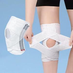 1PC 스포츠 Kneepad 남자 가압 탄성 무릎 패드 관절염 보호대 피트니스 장비 배구 받침대