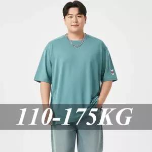 빅사이즈 남자 반팔티셔츠 슈퍼 드라이 기능성 쿨 티셔츠 4XL 5XL 6XL 7XL