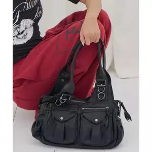 팬시클럽 FANCY CLUB 랜마 호보백 BLACK F26QE983