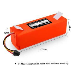XIAOMI 1S 1ST Roborock SDJQR01RR 스위핑 로봇 진공 청소기 12800mAh 용  교체 배터리 BRR-2P4S-5200D