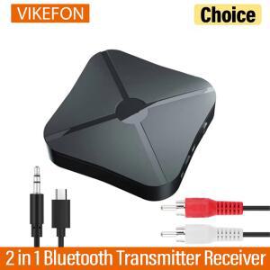 블루투스동글이 VIKEFON KN319 블루투스 송신기 수신기 2 AUX가있는 무선 차량용 IN 어댑터 5MM 3 변환기 1 오디오 스테레오 RCA