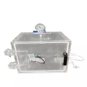 아크릴 진공챔버 진공게이지 탱크 에폭시 건조 레진 음압 실험실 시험기