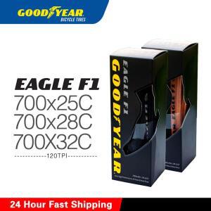 굿이어 이글 F1 자전거 700x25/700X28C 튜브 로드 바이크 700C 펑크 방지 접이식 그래블 사이클링 부품