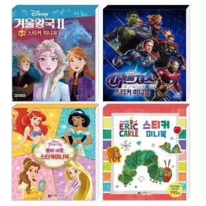 [대원앤북] 디즈니 캐릭터 미니 스티커북 모음전 8115885)