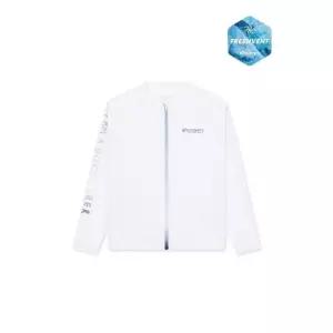 M 디스커버리키즈래쉬가드 BQK DKSW54053-WHS 키즈 프레시벤트 에센셜 풀집업 래쉬가드