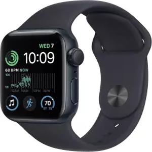 애플워치 SE 2세대 GPS 40mm 미드나잇 알루미늄 케이스 스포츠 밴드 ML