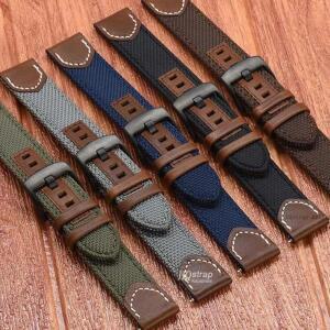 캔버스 나일론 스트랩 팔찌, 삼성 갤럭시 워치 6 5 4 40 44mm, 클래식 43mm 47mm, 화웨이 워치 GT4 GT3 밴