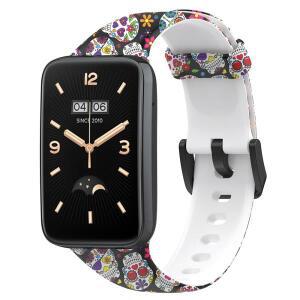 Xiaomi Mi Band 7 Pro 용 인쇄 된 실리콘 스트랩 Xiaomi Mi Band 7 Pro 용 손목 밴드 팔찌 교체 시계 밴드