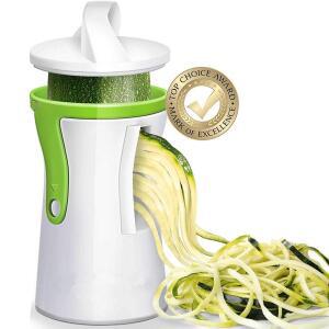 LMETJMA 헤비 듀티 Spiralizer 야채 슬라이서 나선형 커터 호박 파스타 국수 스파게티 메이커 KC0335