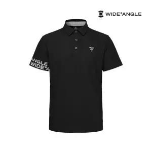 와이드앵글 공식 신상 남성 TO 소매 로고 허니콤 폴로 골프 티셔츠 M WMM25234Z1 417298