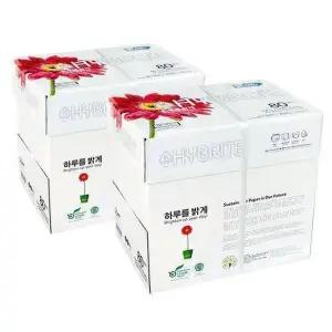 [하이브라이트] A4용지 80g 1박스 2500매 복사용지 SGM1