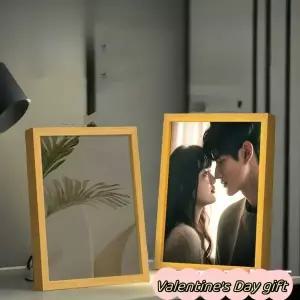 맞춤형 거울 그림 조명 그림 맞춤 액자 - 어떤 이미지나 있는 개인 맞춤 생일 선워터 홈데코