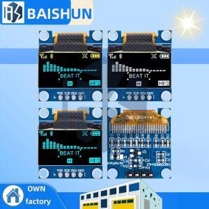 0.96인치 I2C SSD1306 OLED 디스플레이 모듈 Arduino Raspberry Pi 32 프로젝트용 128x64 듀얼 컬러(노