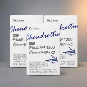 닥터린 콘드로이친 1200 콘레이티 MBP K2 철갑상어 1200mg 30정 3개