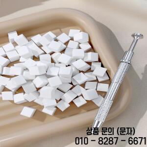 1/2 세트 네일 그라디언트 및 블렌딩을 위한 1cm 미니 두부 스펀지 뺨 스탬핑 패드가 있는 그래버 브러쉬