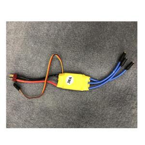 RC 쿼드콥터 고정익 비행기브러시리스 ESC 모터전기 속도 컨트롤러DIY 자동차 제어 T 플러그2-3S Lipo30A