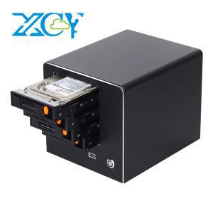 XCY X108 NAS 셀러론 HDD 베이 인텔 4개 5인치 미니 PC SATA N150