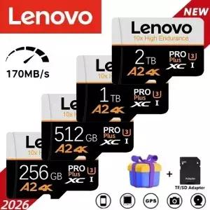 레노버 고속 메모리 카드 2TB TF SD 52GB 카메라 감시 장치용 호환