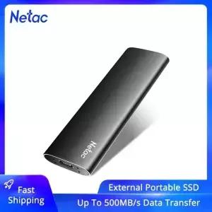 Netac 노트북용 외장 SSD 휴대용 500GB USB 32 타입 C TB