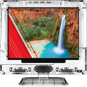 RCA 5인치 클리어뷰 HDTV J5SE220 투명 LED HD 텔레비전 고해상도 와이드 스크린 모니터 HDMI 포함 VGA 풀