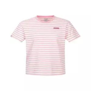 디스커버리 익스페디션 DWRS7F063-PKL 여성 스트라이프 반팔티셔츠 L PINK 6020733