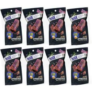 PBICK 블랙페퍼육포 35g x 8개 알싸한후추맛 국산돈육