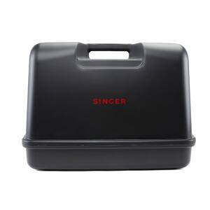 재봉틀용 SINGER 블랙 유니버설 하드 캐리링 케이스, 대부분의 표준 자유 팔 휴대용 재봉틀, 미끄럼 방지 내부 트레이, 편리함 및 견고한 보호 기능으로 손쉬운 보관이 가능합니다