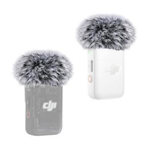 DJI MIC 2용 유셰어 마이크 윈드스크린 퍼리 커버 팝 필터 배경 소음 감소 2팩 (DJI 1용 제외)