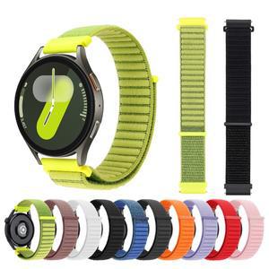 나일론 벨크로 스트랩 20mm  갤럭시 워치 7 FE 6 5 4/5 프로/클래식/기어 S3 루프 밴드 아마즈핏 GTR 4 3