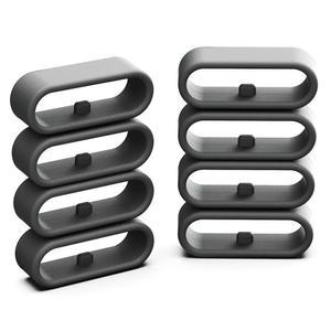 보안 실리콘에서 Garmin Vivoactive 3/5/6, 포러너 45/55/245/645, 베누 스퀘어 /Sq2, 비보무브, 페닉스 5S /6S /7S 시리즈 u2013 스트랩 패스너 링과 호환되는 시계 밴드 키퍼 루프