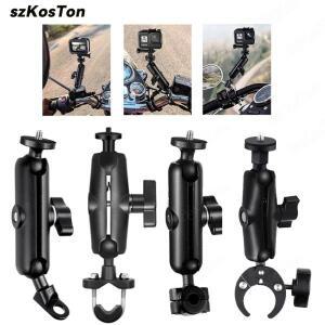 고프로 13 12 11 10 오토바이 자전거 홀더 핸들바 마운트 브래킷 인스타 360 X5 X4 DJI 오스모 액션 6 5 4