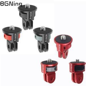 BGNING 360도 회전 가능한 1/4인치 나사 미니 삼각대 어댑터 마운트 CNC (고프로 히어로 13, 인스타360 ONE