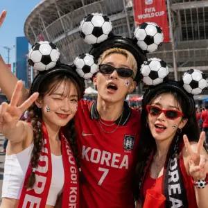 [큰손할인] 축구풍선머리띠 월드컵 피파 굿즈 축덕 경기 응원템 소품 악세사리 붉은악마 체육대회 운동회