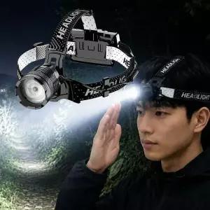 LED 충전식 야외 해루질 랜턴 헤드랜턴 라이트 후레쉬