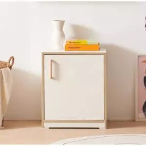 [자르파라]아이 안심목재 낮은 미니 도어형 수납장(48cm)