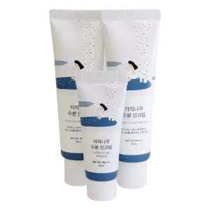 라운드랩 자작나무 수분 선크림 50ml+50ml+20ml 썬크림 /JJ몰