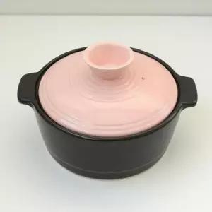 하이라이트가능 칼라내열뚝배기 중 오븐락 핑크