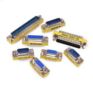 1pcss 미니 젠더 체인저 어댑터 DB9/DB15 VGA 수-암 수-수/여성-여성 RS232 시리얼 플러그 컴 커넥터