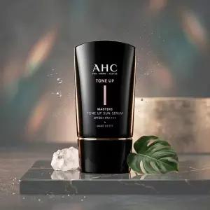 AHC 마스터즈 톤업 선세럼 50ml 촉촉한 수분 광채 자외선차단제