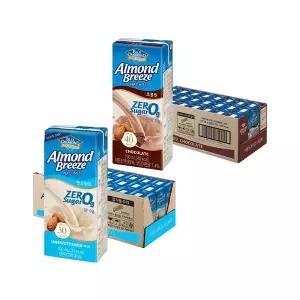 아몬드브리즈 언스위트 190ml, 24개 + 아몬드브리즈 초콜릿 190ml, 24개