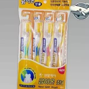 효과적인 미세모 칫솔 나노 금이온 클린