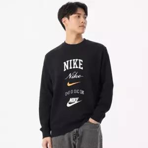 나이키 남성 클럽 BB 스택 그래픽 크루 FN2610-010) M NK CLUB BB CREW STACK GX)