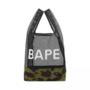 (베이프) SS26 공용 퍼스트 카모 메쉬 백 001BAM301009MGRN