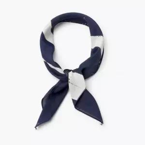 Printed Bandana C - Navy - Stripe 25S1H036-QT291-BD014C) 프린트 반다나 C)