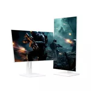 크로스오버 27LGQ175CM 4면제로 QHD iPS TYPE-C Ai 화이트 멀티스탠드 /밀알
