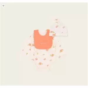 [오가닉맘]쁘리링배내수트턱받이세트 (MJFNBS06)_GN